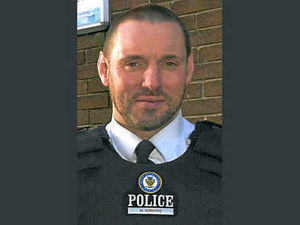 Supporting image for story: Tributes to fearless detective Mark, 49