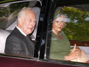 Supporting image for story: King and Camilla attend church on second anniversary of late Queen’s death