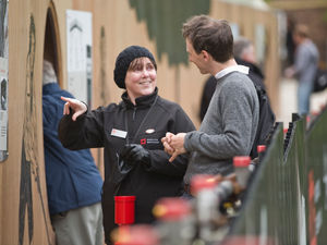 Visitors have been able to see the work as it is done on the Iron Bridge