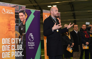 Will Clowes at the Premier League Kicks Project relaunch