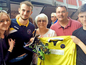 Supporting image for story: Shrewsbury Town is No 1 for Callum Burton