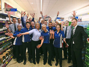 Supporting image for story: Watch: New Oswestry Aldi goes down a treat