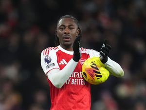 Supporting image for story: Mikel Merino says Arsenal hat-trick hero Eberechi Eze is ‘an amazing signing’
