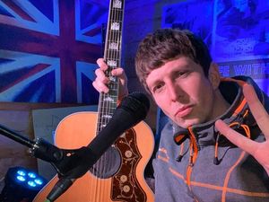 Supporting image for story: Shrewsbury singer gives boy online birthday party