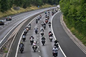 Thousands of motorcyclists took part in the event