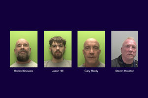 Ronald Knowles, Jason Hill, Gary Hardy and Steven Houston.