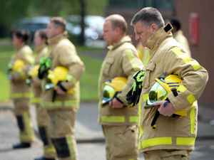 Supporting image for story: WATCH: Telford crews pay tribute on Firefighters' Memorial Day