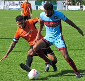 Kieron Northwood gets stuck in