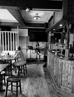 Our friend Morgan performing in the interval