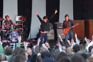 The Charlatans performing in 2008. Pic: Mark Theisinger