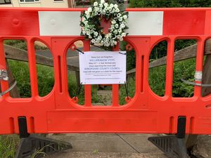 Supporting image for story: ‘Gone but not forgotten’: Wreath and plaque laid for Bridgnorth steps on anniversary of closure 
