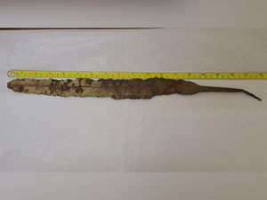 Supporting image for story: Iron Age sword forgotten in a drawer for 30 years is one of only three of its kind left in the UK