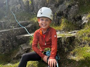 Supporting image for story: Eight-year-old mountaineer prepares for ’emotional’ climbs in Africa
