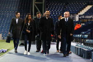 Shilen Patel arrives at The Hawthorns (Photo by Adam Fradgley/West Bromwich Albion FC via Getty Images).