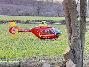 Supporting image for story: Man airlifted to hospital with serious injuries after police called to woodland