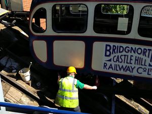 Supporting image for story: Overweight passengers mean heavy going for Bridgnorth Cliff Railway