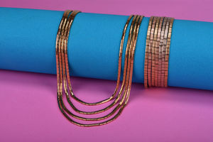 The necklace and bracelet, each valued at up to £3,000, consigned to the Mach 5 auction.