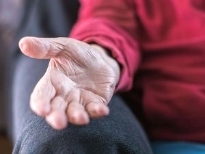 An old person's hand