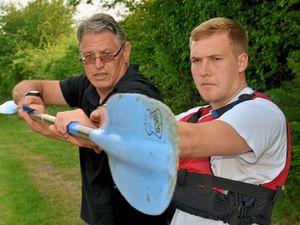 Supporting image for story: Jamie makes waves as he hits the water
