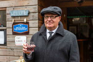Michael Vermiglio, with his entry Mick and Sue's Peaky Blinders Bar, in Kirkby near Liverpool