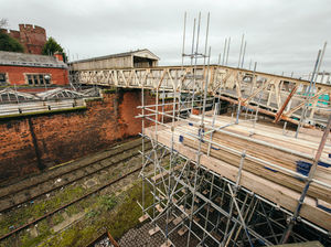 Supporting image for story: Dana footbridge work to be completed this summer