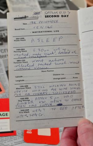 John kept a diary recording the trip