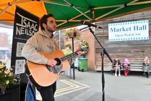 Isaac Neilson performs at the Ginger & Spice Festival