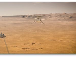 Supporting image for story: Ingenuity Mars helicopter will be ‘pushed to limit’ on test flights, Nasa says