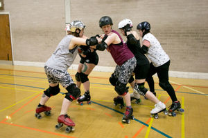 Evolution Roller Derby in action