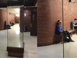 Supporting image for story: This remarkable mirror illusion came with a perfect unforeseen bonus