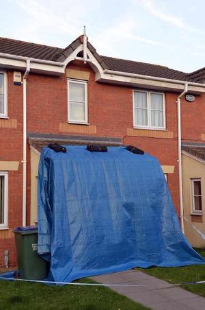 The house in Macdonald Close, Tividale, where the attack took place