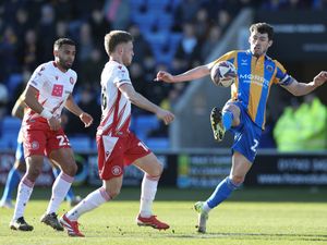 Supporting image for story: Shrewsbury 0 Stevenage 1: Third defeat in a week for Salop