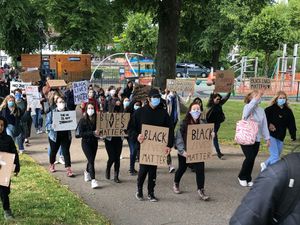 Supporting image for story: Black Lives Matter protesters march in Shrewsbury
