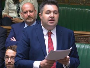 Supporting image for story: MPs’ interests: Shaun Davies handed two hospitality tickets worth £888 to football season opener at Wembley, it has emerged