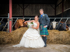 Supporting image for story: Couple swap sunny Ibiza for Shropshire country wedding