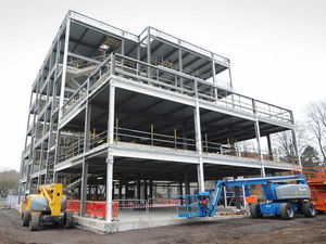 Supporting image for story: Dudley College's £12m steel building taking shape before spring opening