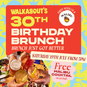 Walkabout 30th birthday brunch