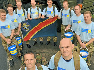 Supporting image for story: Stafford soldiers in fundraising run