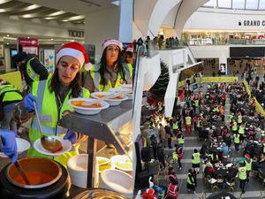 Supporting image for story: Volunteers serve Christmas dinner to 200 homeless and vulnerable people in Birmingham