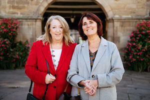  Vox on Truss and Economy. In Picture: Michele Liverland from Wirrall and Helene Taylor from Leicestershire..