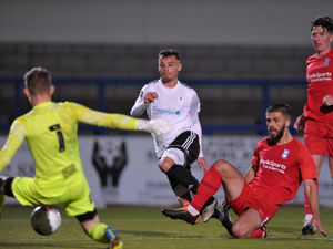 Supporting image for story: AFC Telford's Jordan Daniels off the mark in friendly