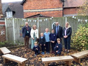 Supporting image for story: ‘It has already become a cherished part of our school’: Shropshire primary school opens spiritual garden