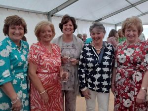 Hil Jones, Gill Davies, Janet Ward, Karen Tomley and Margaret Hudson
