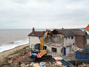 Supporting image for story: Demolition of six more homes begins in erosion-hit seaside village