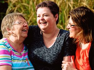 Supporting image for story: Tragic wife Debbie thanks Market Drayton for a decade of support