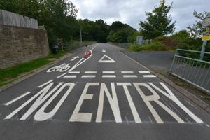 Ercall Lane has become one-way since coronavirus