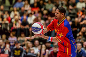 The Harlem Globetrotters in Birmingham. Credit: Chris Bowley