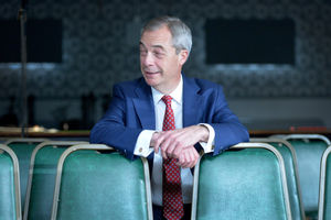 Nigel Farage visited Dudley as part of his GB News show Farage at Large