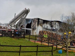 Supporting image for story: Tea room owner recalls 'lucky escape' after barn fire explosion rocks building