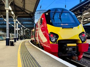 Supporting image for story: First refurbished CrossCountry Voyager train seen on Midlands tracks